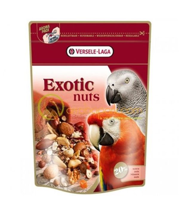 Snack con nueces para loros exotic 