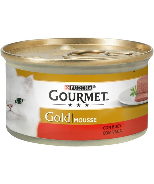 GOURMET GOLD MOUSSE CON BUEY 85 GR