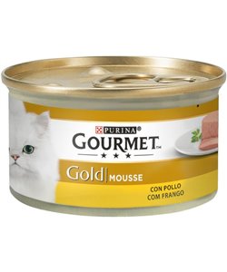 GOURMET GOLD MOUSSE CON POLLO 85 GR